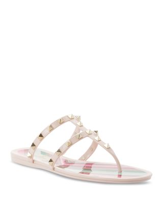 Valentino Garavani - Women's Pyramid Studded Strappy Thong Sandals