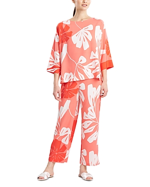 Natori Matte Crepe De Chine Pyjama Set In Pink
