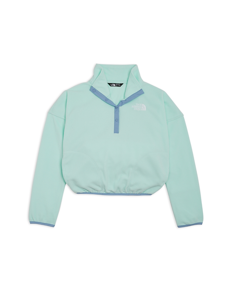 The North Face Girls' Glacier Pullover Fleece - Big Kid In Crater Aqua