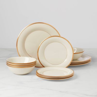 Lenox Eternal 12-Piece Dinnerware Set, Service for 4