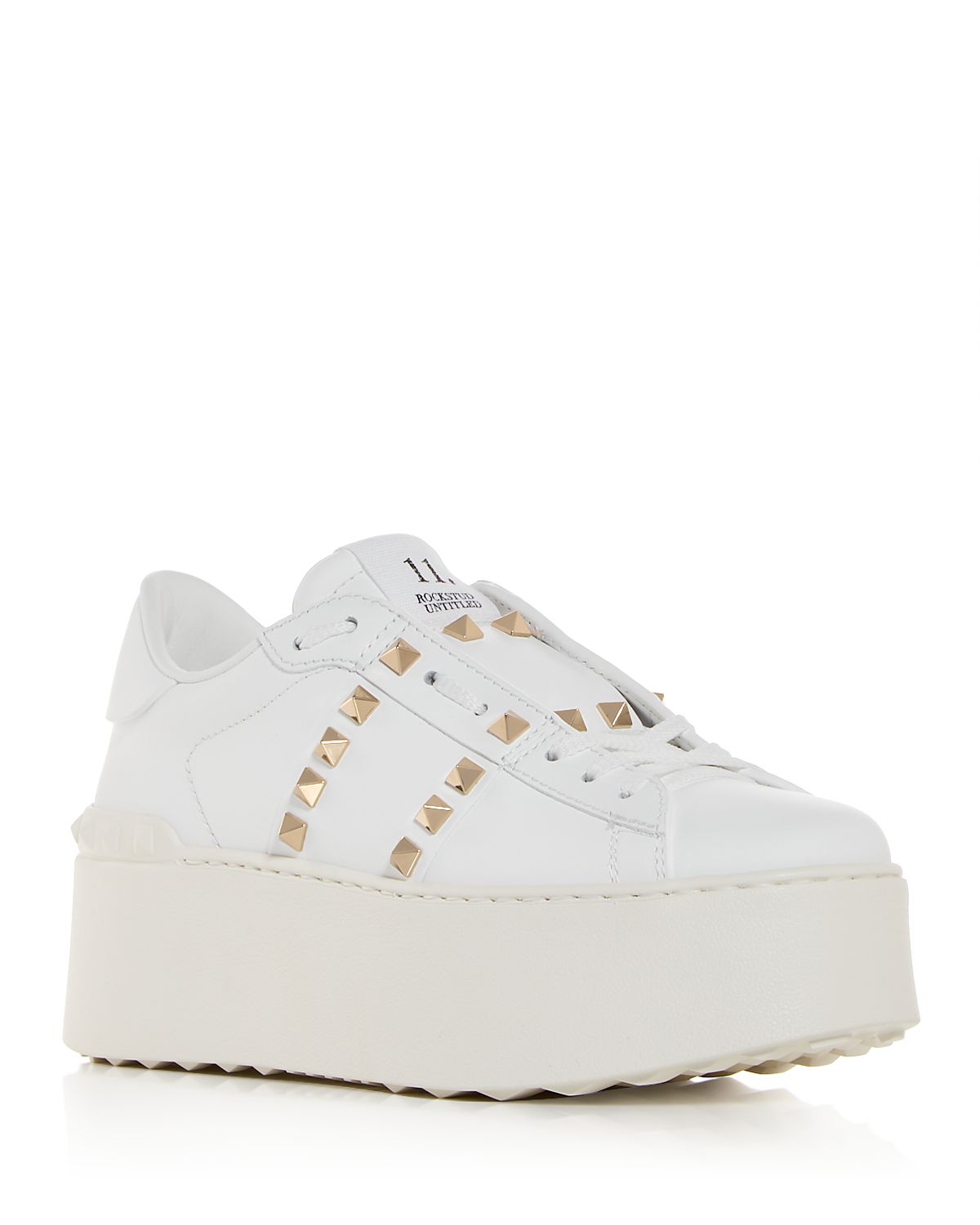 Valentino Garavani Women's Rockstud Untitled Low Top Platform Sneakers