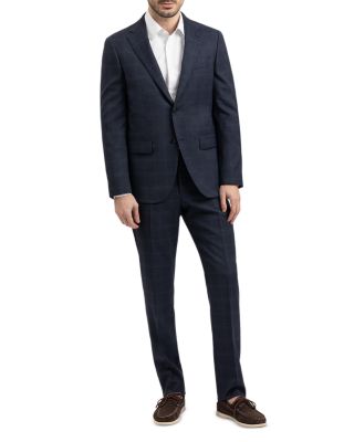 Boglioli Tonal Plaid Slim Fit Suit