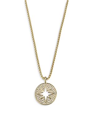 Aqua Celestial Starburst Cutout Pendant Necklace, 18 - 100% Exclusive