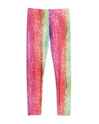 Terez - Girls' Rainbow Glitter Leggings - Little Kid, Big Kid