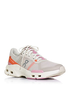 Shop On Women's Cloudpulse Lace Up Running Sneakers In Pearl/blossom