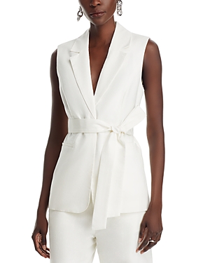 Aqua Belted Vest - 100% Exclusive In White