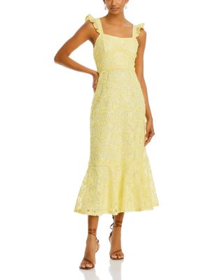 AQUA Lace Midi Dress Exclusive Bloomingdale s