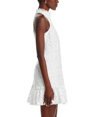 Lace Mini Shirt Dress - Exclusive