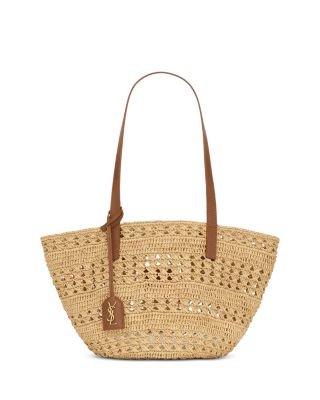 SAINT LAURENT - Panier Small Tote Bag in Raffia