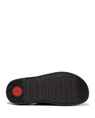 Women&#39;s GEN-FF Buckle Two Bar Leather Slides