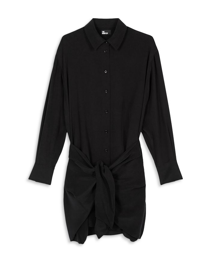 The Kooples Draped Waist Shirt Dress Bloomingdale's