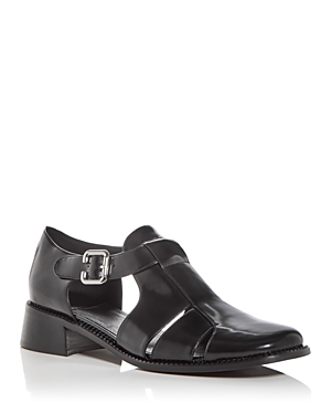 Shop Jeffrey Campbell Women's Lurie Block Heel Sandals In Black Box Silver