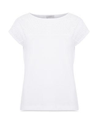 Thea Broderie Cotton Eyelet Top