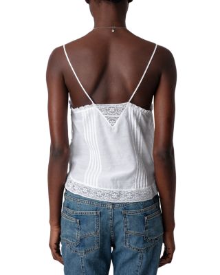 Zadig & Voltaire Calixia Tomboy Lace Trim Camisole
