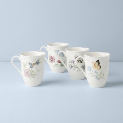 Butterfly Meadow Mug, Set of 4