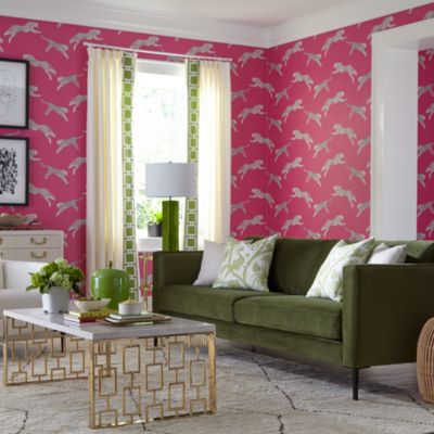 Leaping Cheetah Wallcovering