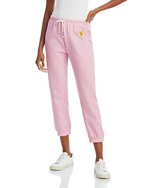 Aqua Bandana Print Smiley Patch Pants - 100% Exclusive In Pink