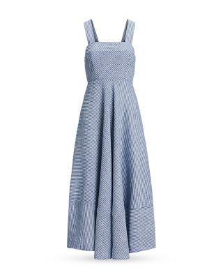 gathered bust linen mini dress Annette Linen Mini Dress - Gold