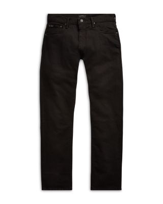 Stretch Varick Slim Straight Fit Jeans in Black