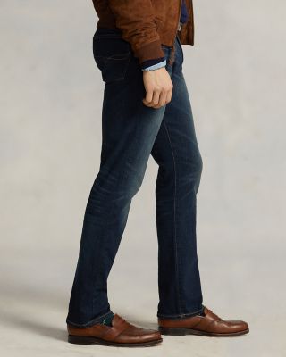 Varick Slim Straight Jeans in Blue