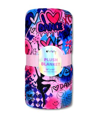 Iscream Unisex Corey Paige Plush Blanket - Ages 3+
