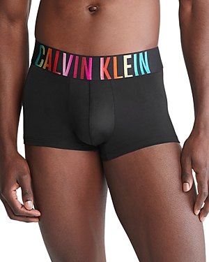 Shop Calvin Klein Intense Power Pride Micro Low Rise Trunks In Ub1 Black