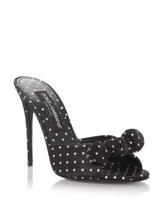 Dolce & Gabbana - Women's Keira Polka Dot High Heel Sandals
