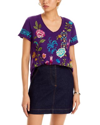 Johnny Was - Sheri Embroidered Everyday Tee