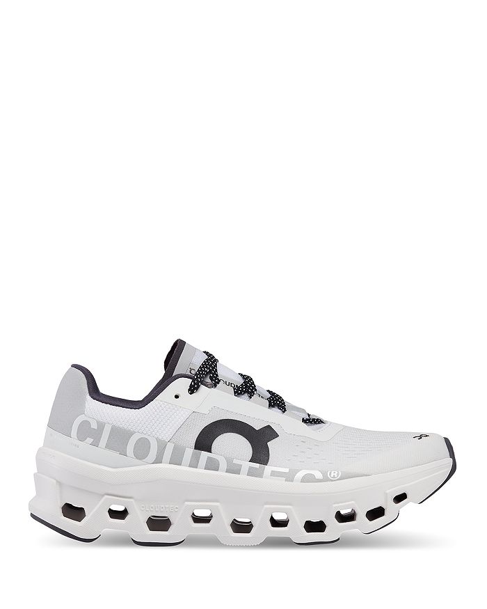 On Cloudmster Running Shoe In All White