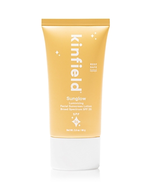 Shop Kinfield Sunglow Spf 35 Luminizing Facial Sunscreen 2 Oz.