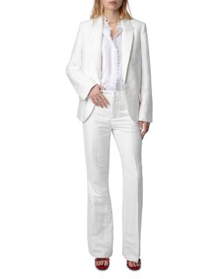 Zadig & Voltaire Pistol Tailleur Lin Cotton Pants
