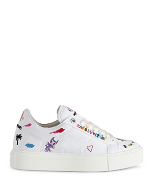Women's La Flash Embellished Lace Up Low Top Sneakers