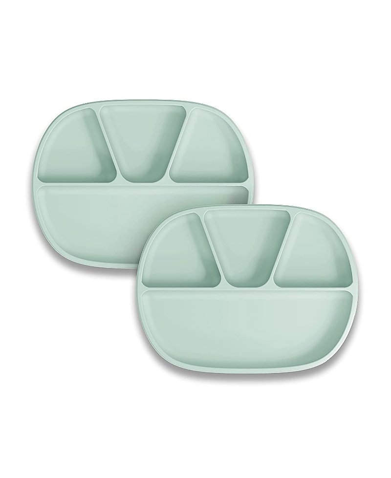 Nuk Unisex Silicone Baby Toddler suction plates, 2 Pack - Baby