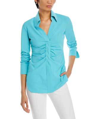 Chiara Boni La Petite Robe Shohreh Ruched V Neck Top