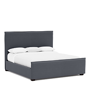 Bernhardt Griffin Queen Bed With 59.75 Headboard In Charcoal Gray/b384-010