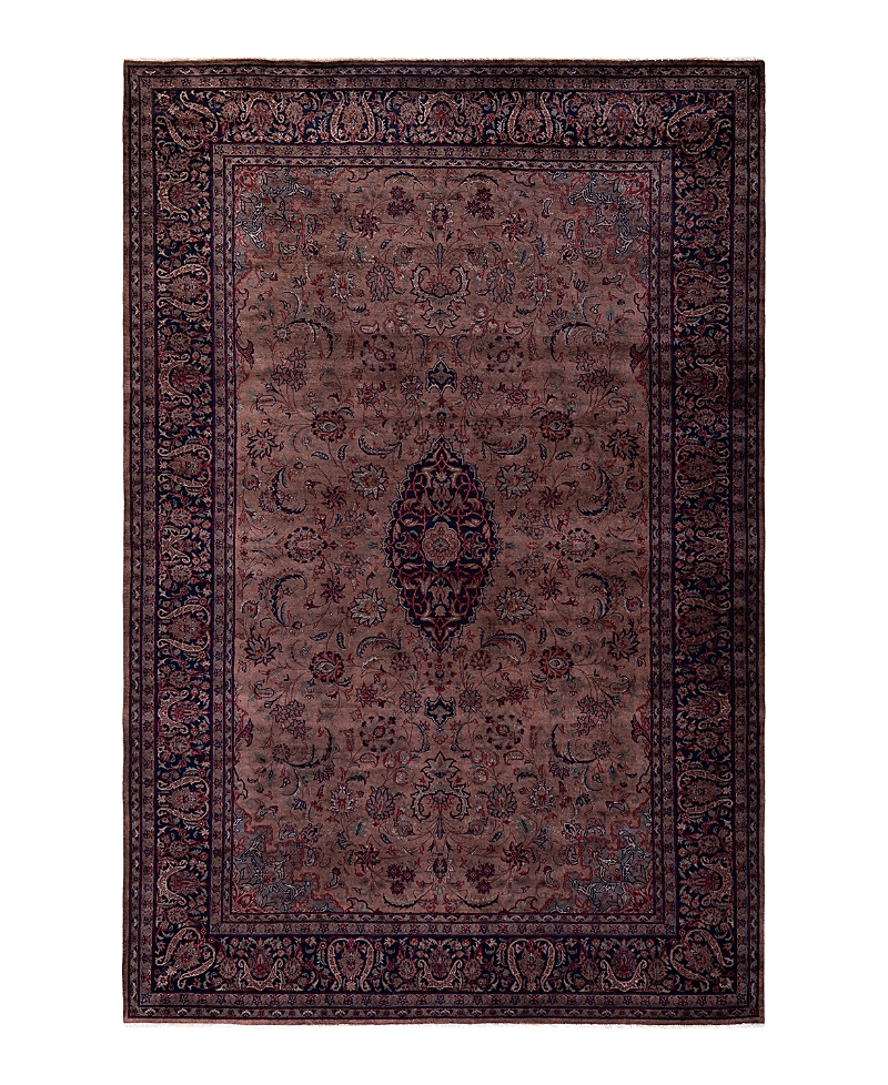 Bloomingdale's Fine Vibrance M1215 Area Rug, 6'2 X 9'3 In Brown