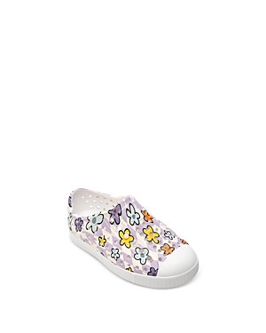 Shop Native Unisex Jefferson Sugarlite Print Shoes - Baby, Toddler In Shell White/shell White/daisy Grid