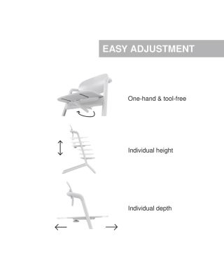LEMO 3-in-1 High Chair + Training Tower 