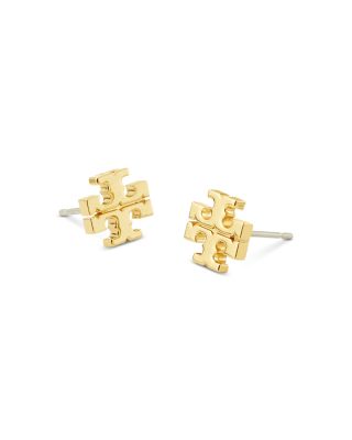 Kira T Monogram Stud Earrings  