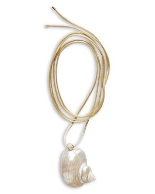 Anni Lu Shell On A String Pendant Necklace, 59.05