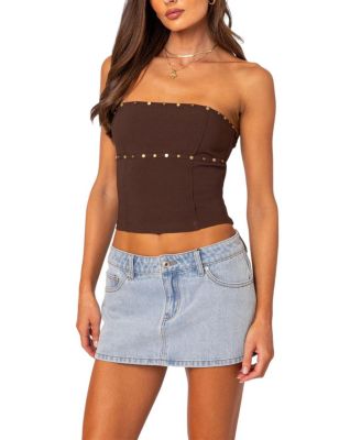 Edikted - Darcy Studded Lace Up Corset
