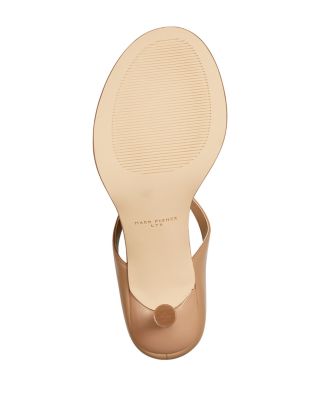 Women's Alonde Leather High Heel Slide Sandals