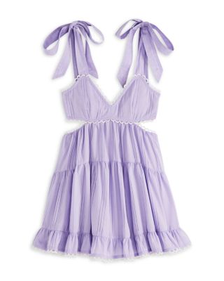 KatieJnyc - Girls' Winona Shoulder Tie Dress - Big Kid