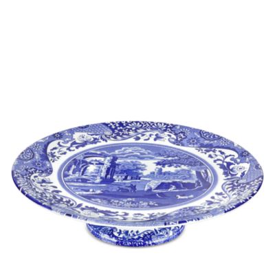 Royal Worcester Piatto Fondo Blu Italiano - Stoviglia In Terracotta Alta Qualità - Diametro 22,9 Cm - Ispirato A Downton Abbey