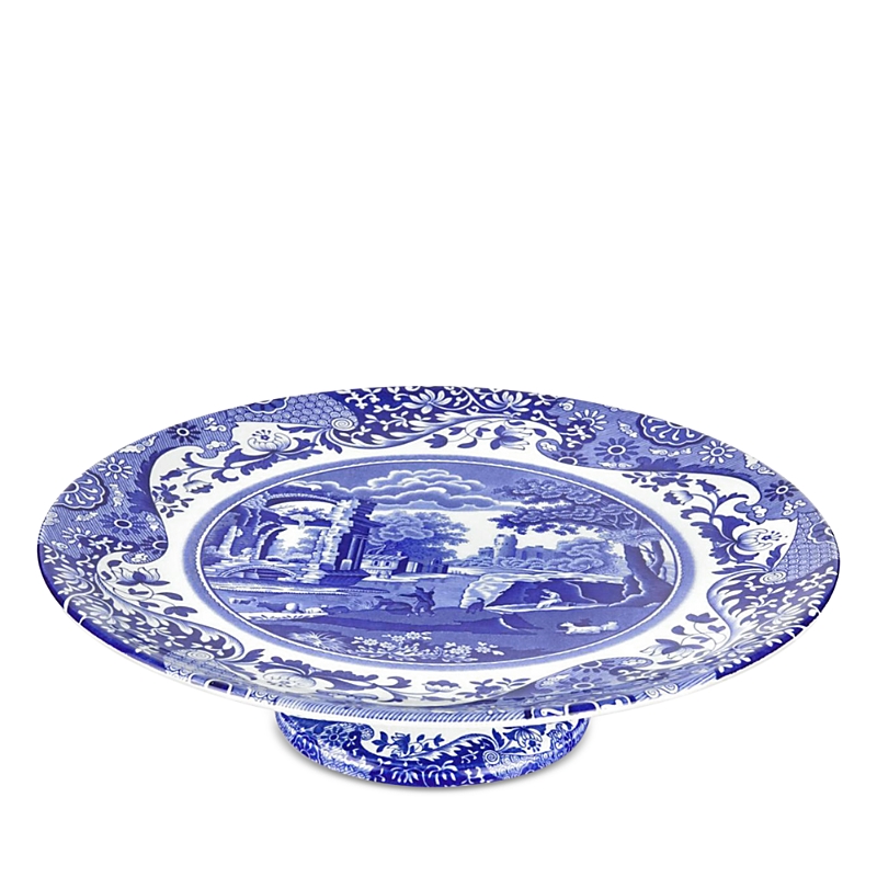 Royal Worcester & Spode Spode Blue Italian Cake Plate In Blue