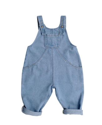 The Simple Folk Unisex Oversized Denim Dungaree - Baby