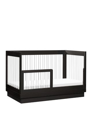 Harlow Acrylic 3 in 1 Convertible Crib with Toddler Bed Conversion Kit