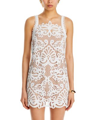 chinese dress ladies Self-Portrait Guipure Lace Mini Dress main image 1