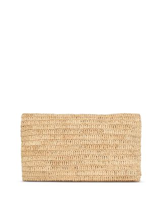  Cassandre Large Envelope Pouch In Raffia