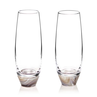 ANNA new york - Elevo Champagne Glasses, Set of 2